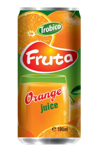 Trobico Orange juice alu can 180ml